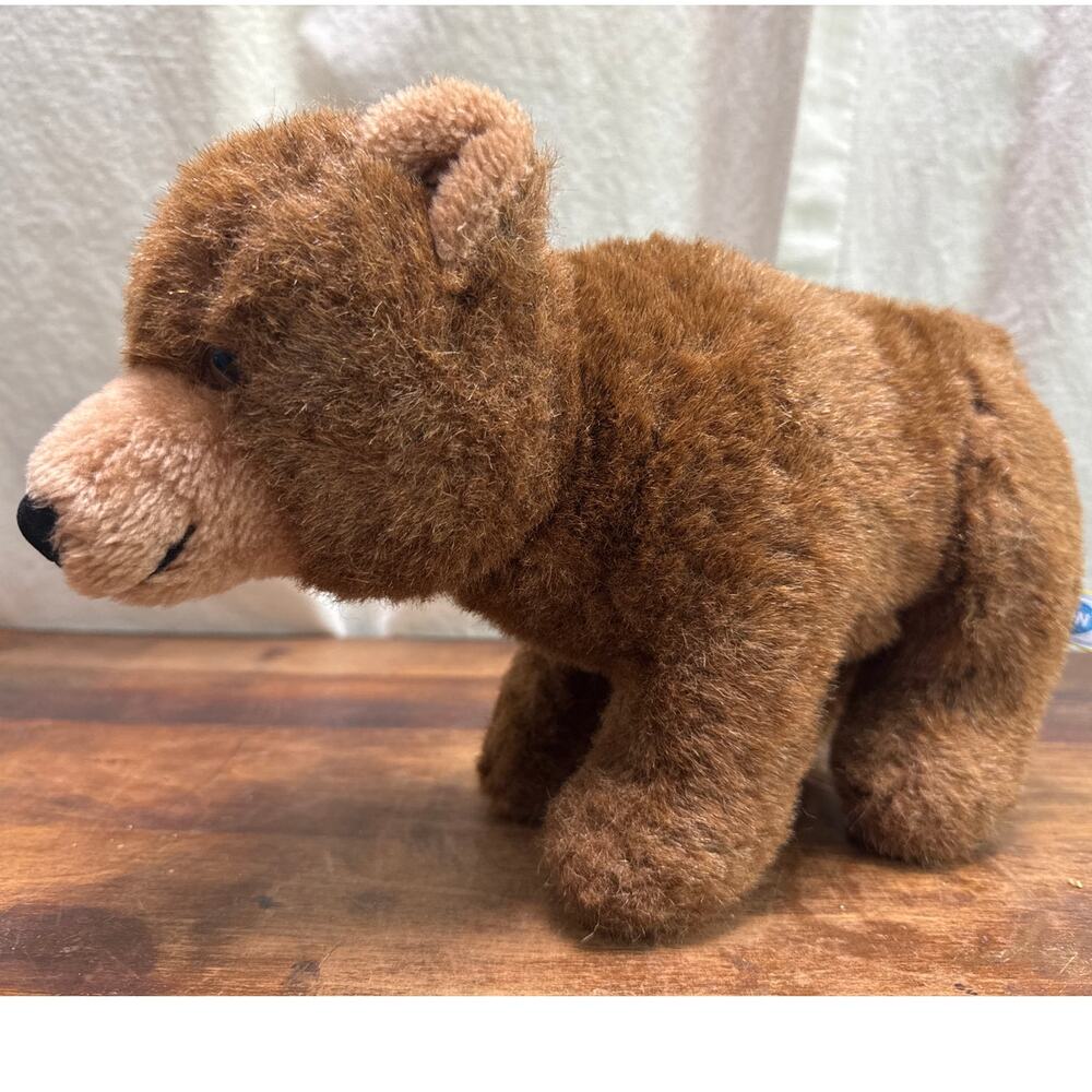 R. Dakin & Co. - 1983 Plush Brown Bear Vintage Stuffed Animal Collectible Toy
